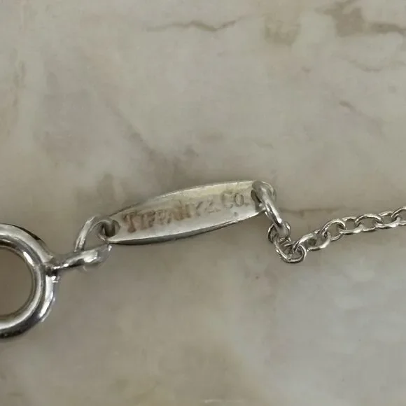 Tiffany & Co. Elsa Peretti Double Loop Necklace Sterling Silver - Picture 5 of 9